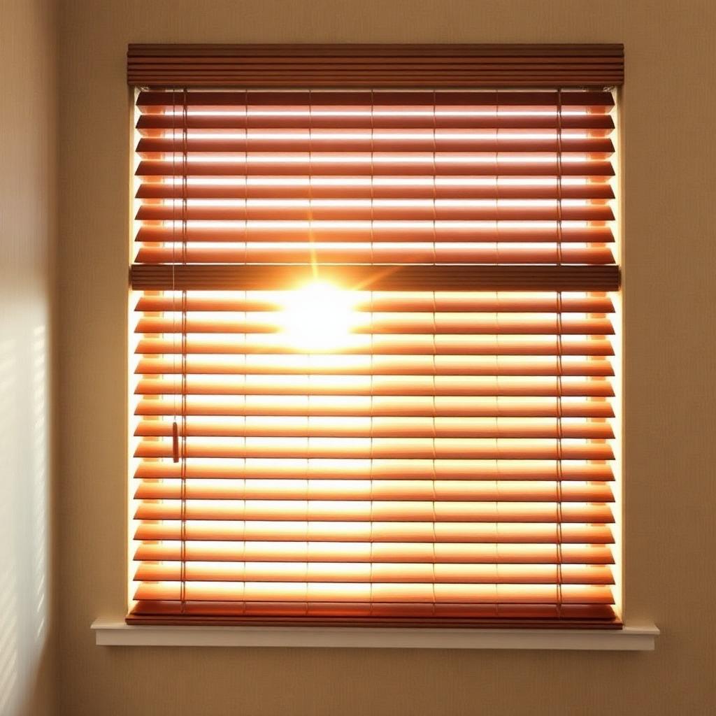 Window blinds installation